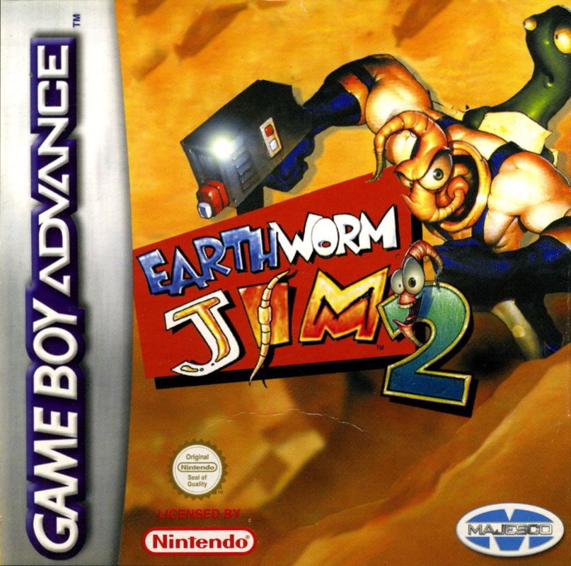 Front Cover for Earthworm Jim 2 (Game Boy Advance)