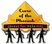 Front Cover for Curse of the Pharaoh: The Quest for Nefertiti (Windows) (Harmonic Flow release)