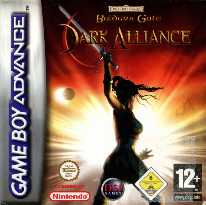 Front Cover for Baldur's Gate: Dark Alliance (Game Boy Advance)