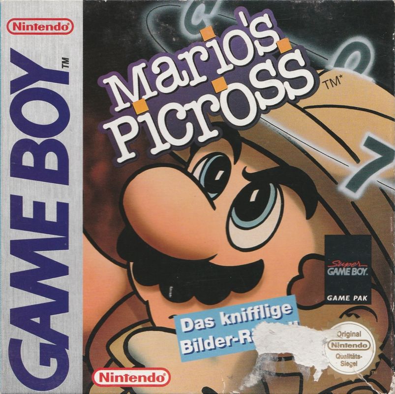 Front Cover for Mario's Picross (Game Boy)