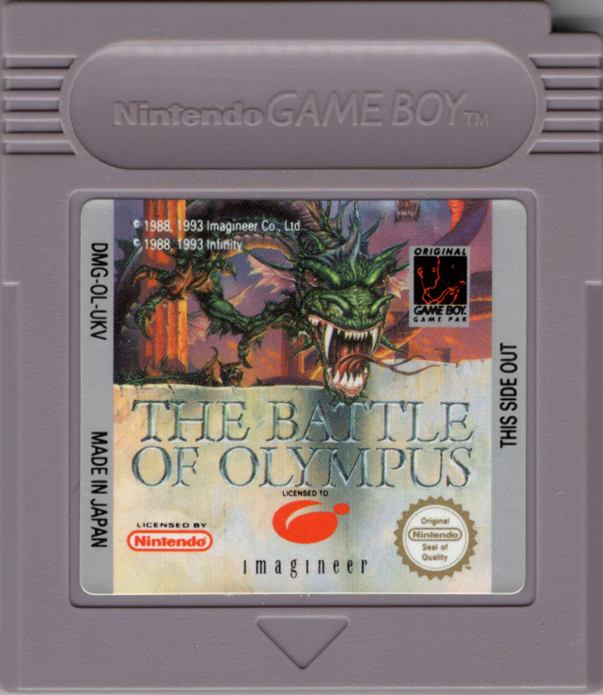 Media for The Battle of Olympus (Game Boy)