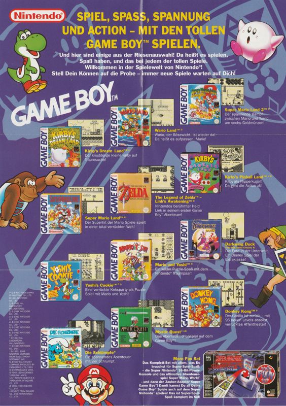 Advertisement for Mario's Picross (Game Boy): Game Boy Games