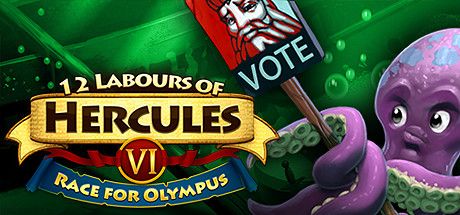 Front Cover for 12 Labours of Hercules VI: Race for Olympus (Linux and Macintosh and Windows) (Steam release)