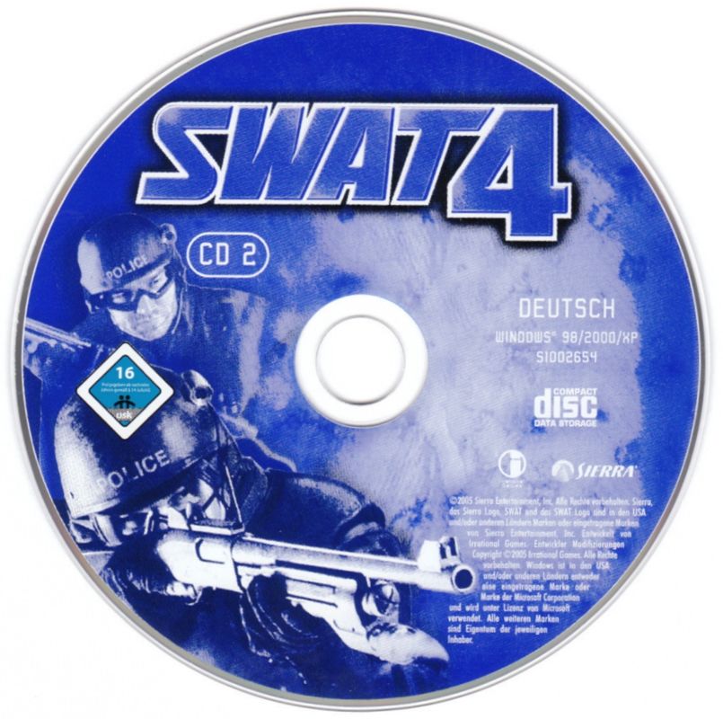 Media for SWAT 4: Gold Edition (Windows): SWAT 4 - Disc 2