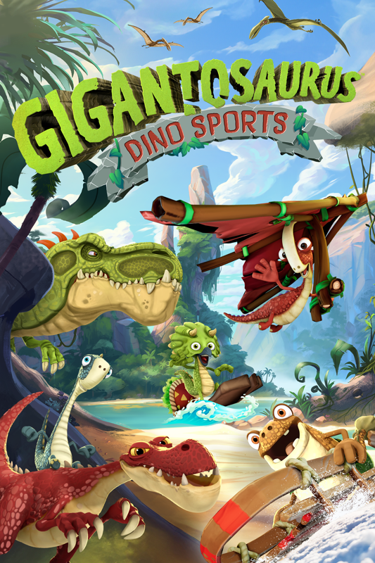 Front Cover for Gigantosaurus: Dino Sports (Windows Apps and Xbox One and Xbox Series) (download release)