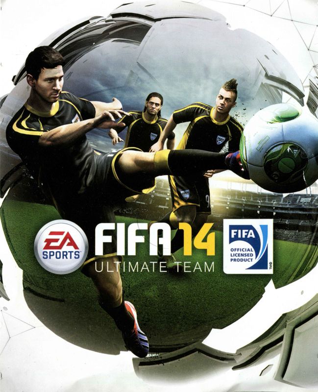 Advertisement for FIFA 14 (PlayStation 4): Ultimate Team flyer - Front