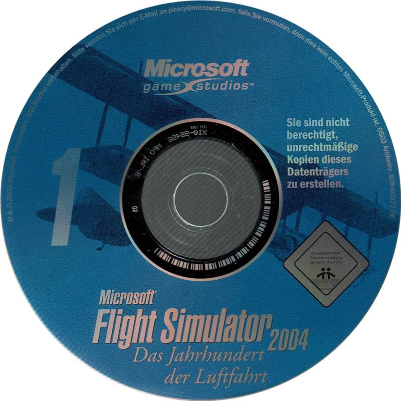 Media for Microsoft Flight Simulator 2004: A Century of Flight (Windows): Disc 1