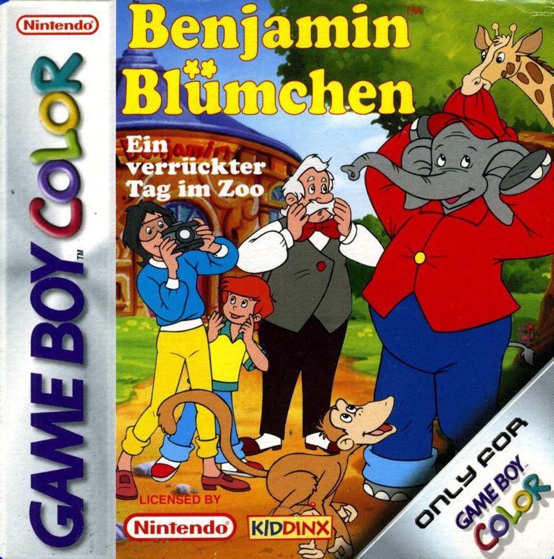 Front Cover for Benjamin Blümchen: Ein verrückter Tag im Zoo (Game Boy Color)