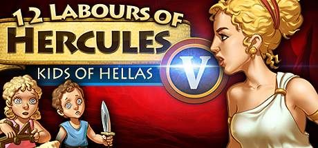 Front Cover for 12 Labours of Hercules V: Kids of Hellas (Linux and Macintosh and Windows) (Steam release)