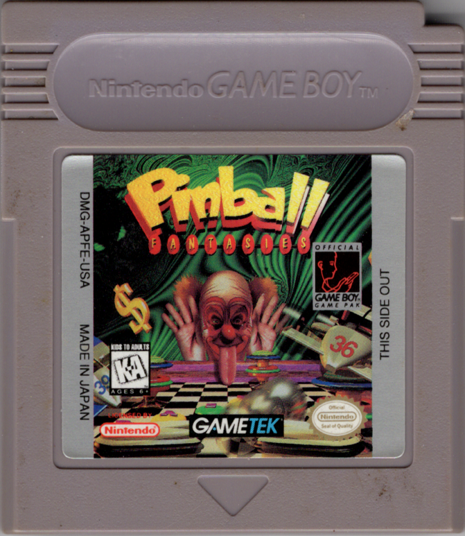 Media for Pinball Fantasies (Game Boy)