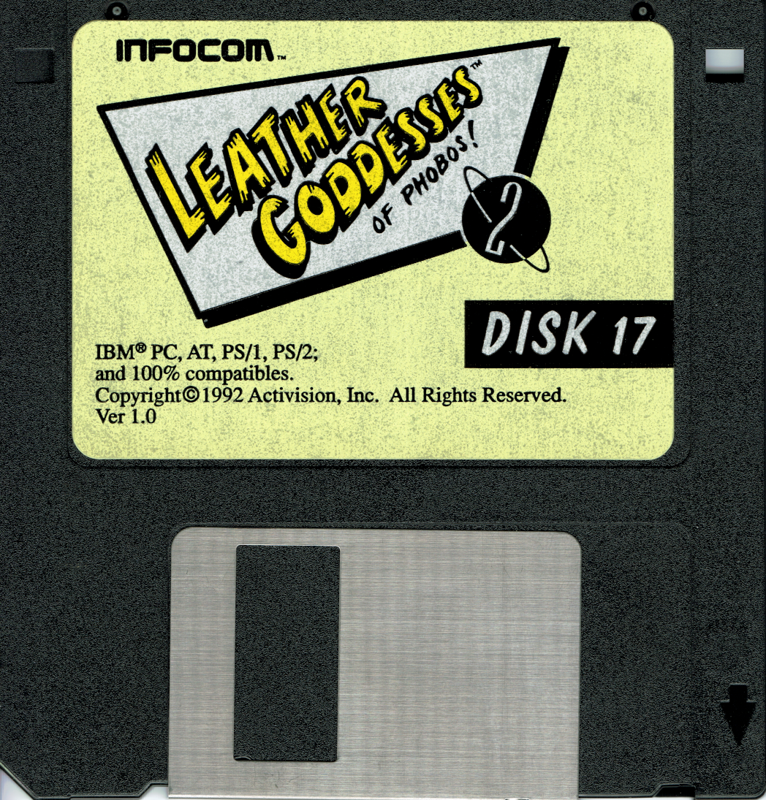 Media for Leather Goddesses of Phobos! 2: Gas Pump Girls Meet the Pulsating Inconvenience from Planet X (DOS) (3.5" Floppy release): Disk 17