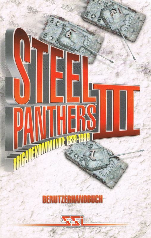 Manual for Steel Panthers III: Brigade Command - 1939-1999 (DOS): Front