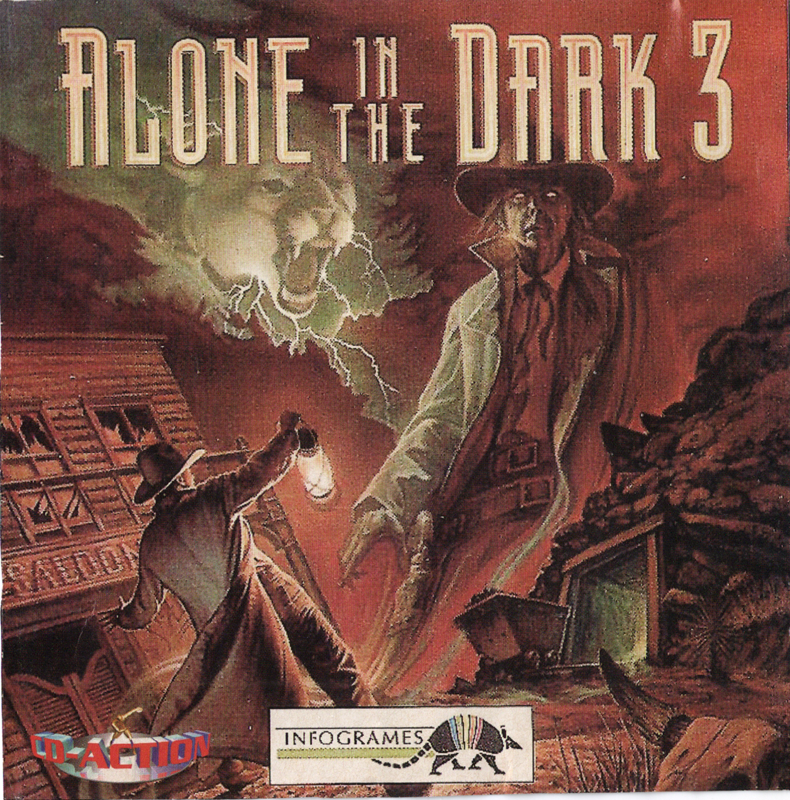 Other for Alone in the Dark 3 (DOS) (CD-Action magazine 11/1998 (game) & 09/1999 (alternative cover) covermount): Jewel Case - Front (alternative cover, provided as part of magazine page to cut and use)