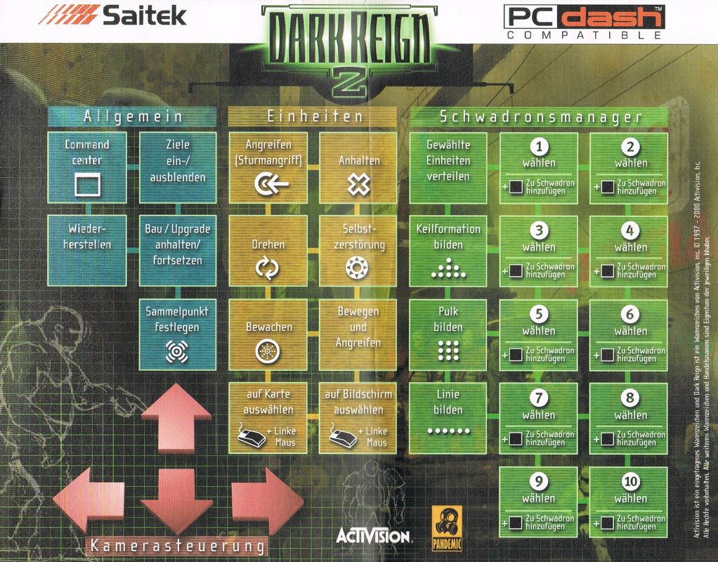 Extras for Dark Reign 2 (Windows): Dash Card - Front