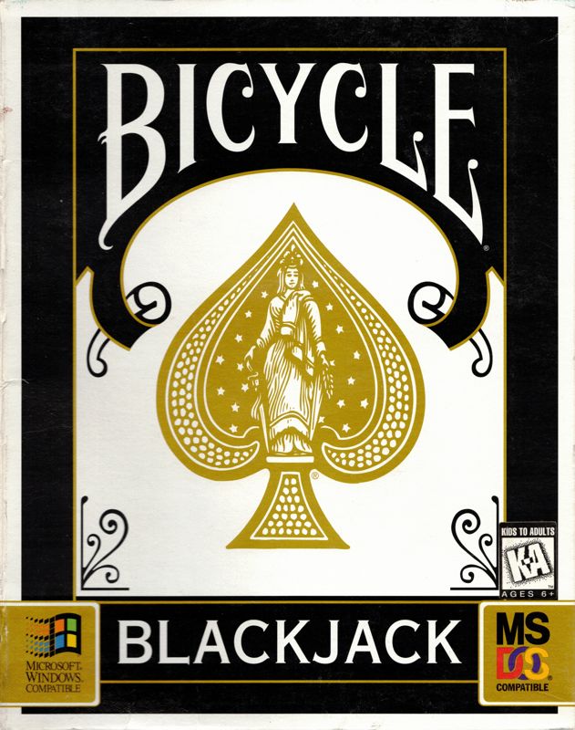 Front Cover for Bicycle Blackjack (DOS and Windows 3.x)