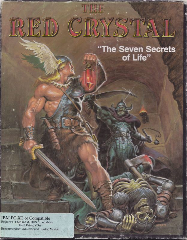 Front Cover for The Red Crystal: The Seven Secrets of Life (DOS)