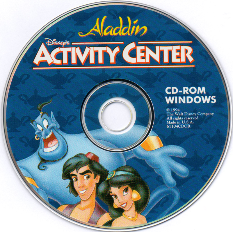 Media for Disney's Activity Center: Aladdin (Windows 16-bit)