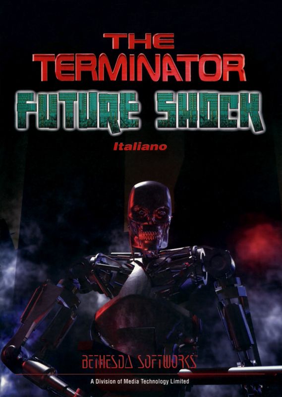 Manual for The Terminator: Future Shock (DOS): Front