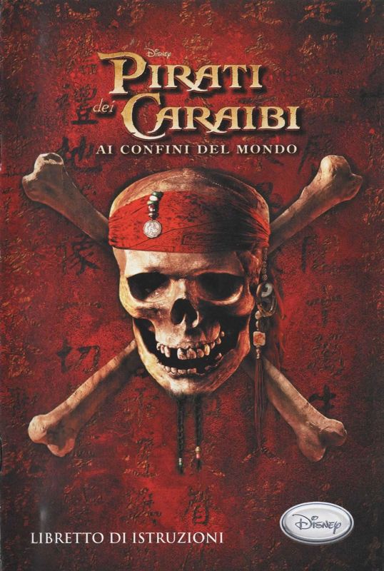 Manual for Disney Pirates of the Caribbean: At World's End (Windows): Front (24-page)