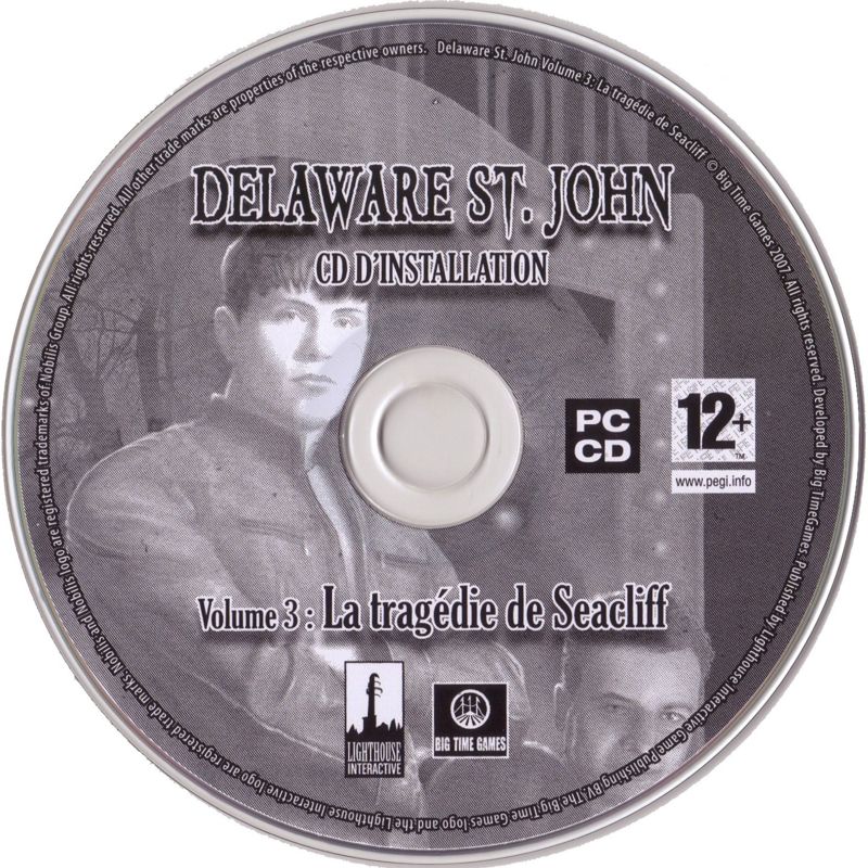 Media for Delaware St. John: Volume 3: The Seacliff Tragedy (Windows): Install Disc