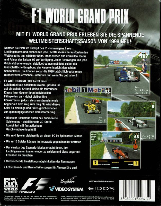 F1 22 cover or packaging material - MobyGames