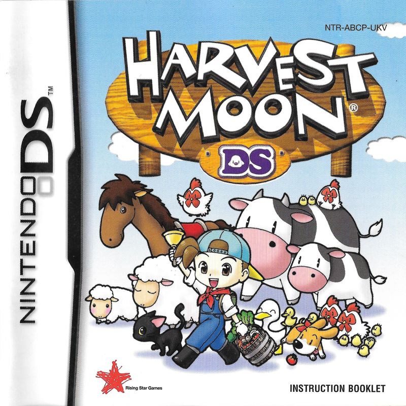 Manual for Harvest Moon DS (Nintendo DS): Front