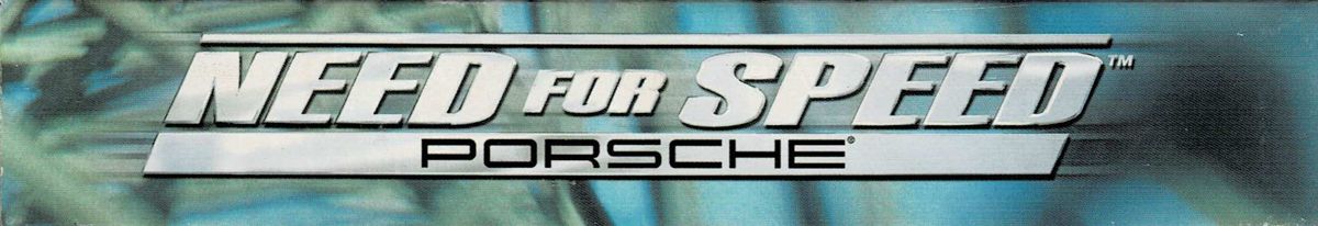 Spine/Sides for Need for Speed: Porsche Unleashed (Windows) (Re-release (.pdf-manual only)): Top