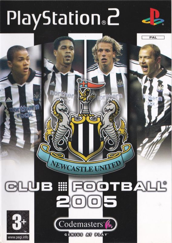 Front Cover for Club Football 2005 (PlayStation 2) (Newcastle United version)