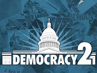 Front Cover for Democracy 2 (Windows) (Direct2Drive release)