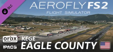 Front Cover for Aerofly FS 2 Flight Simulator: KEGE Eagle County (Windows) (Steam release)