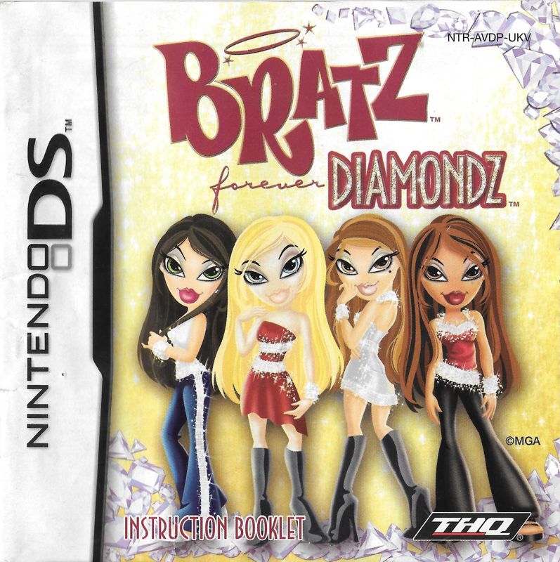 Manual for Bratz Forever Diamondz (Nintendo DS): Front