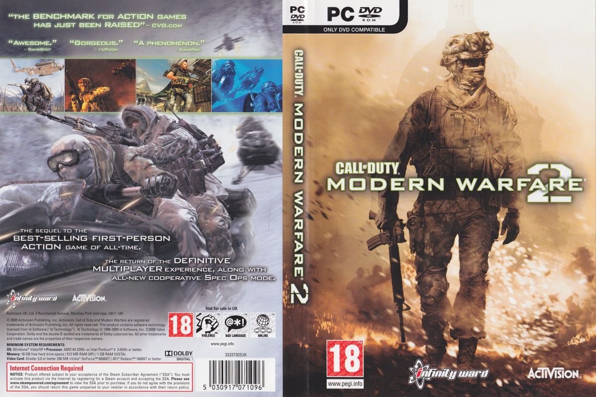Full Cover for Call of Duty: Modern Warfare 2 (Windows)