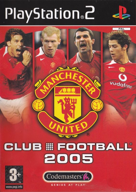 Front Cover for Club Football 2005 (PlayStation 2) (Manchester United version)