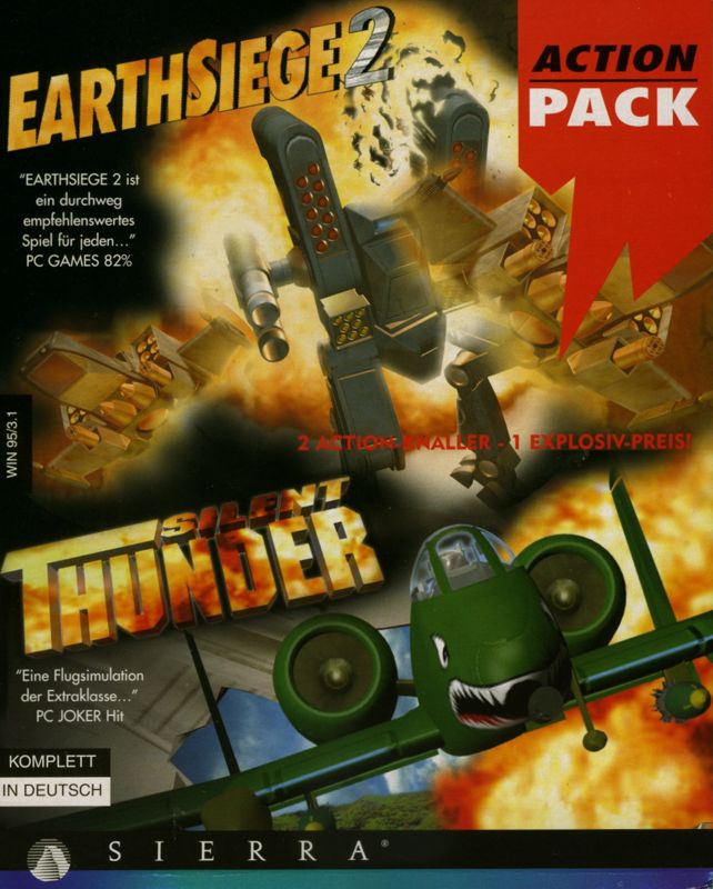 Front Cover for Action Pack: Earthsiege 2 + Silent Thunder (Windows and Windows 3.x)