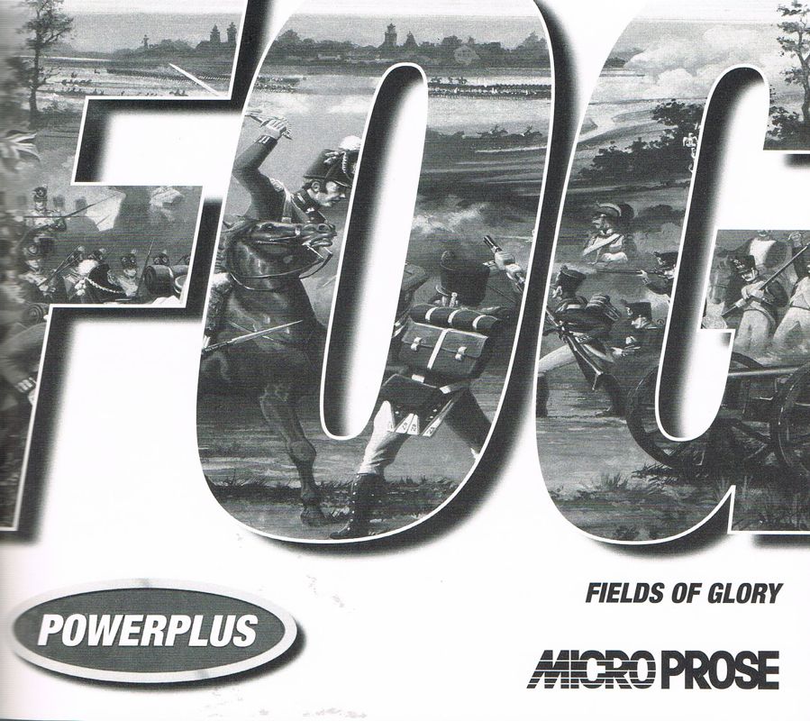 Manual for Fields of Glory (DOS) (Powerplus release): Front