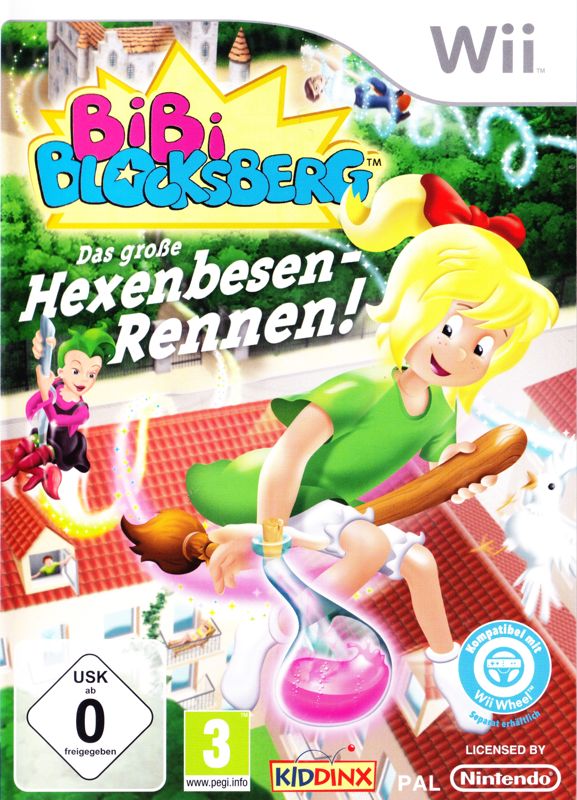 Front Cover for Bibi Blocksberg: Das große Hexenbesen-Rennen! (Wii)
