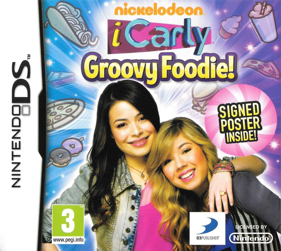 Front Cover for iCarly: Groovy Foodie! (Nintendo DS)