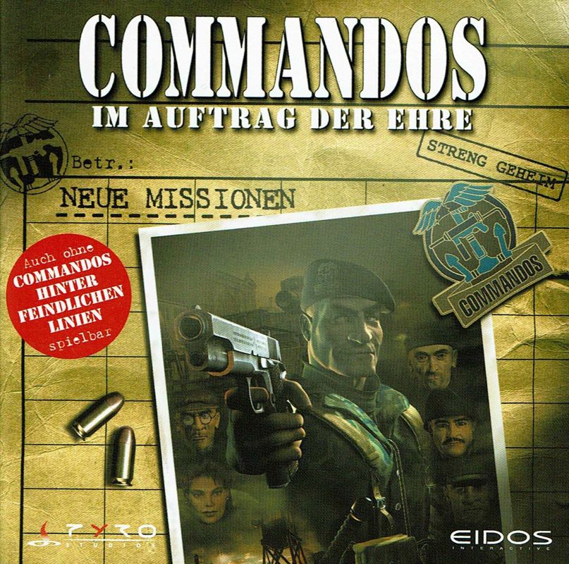 Manual for Commandos: Beyond the Call of Duty (Windows): Front