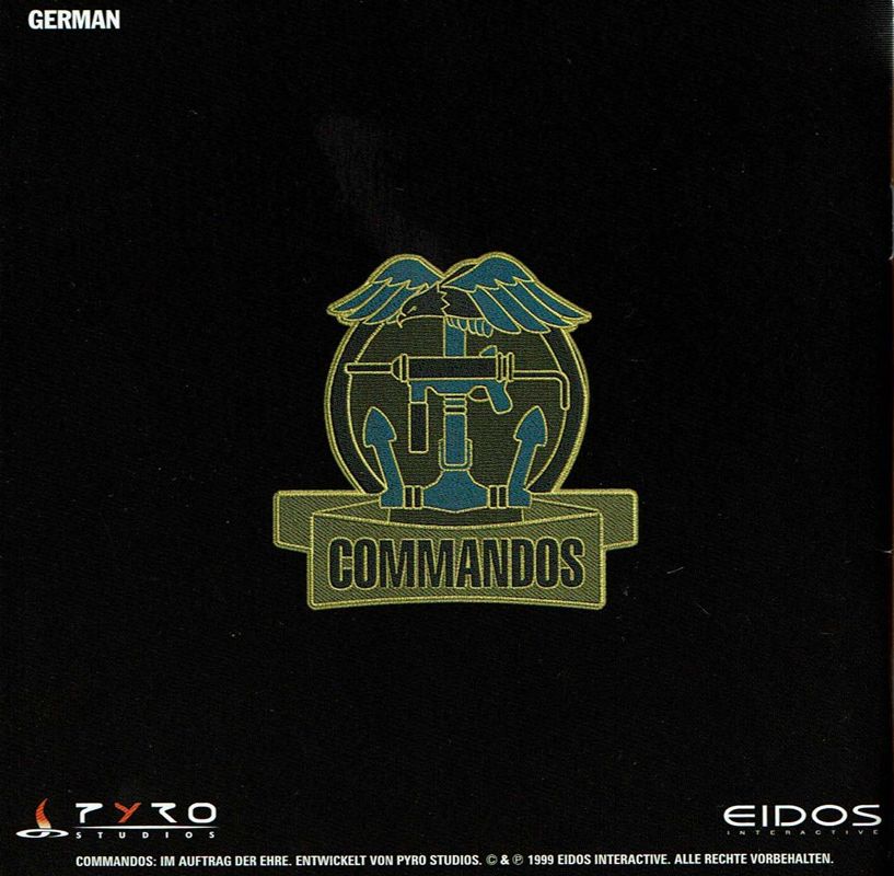 Manual for Commandos: Beyond the Call of Duty (Windows): Back