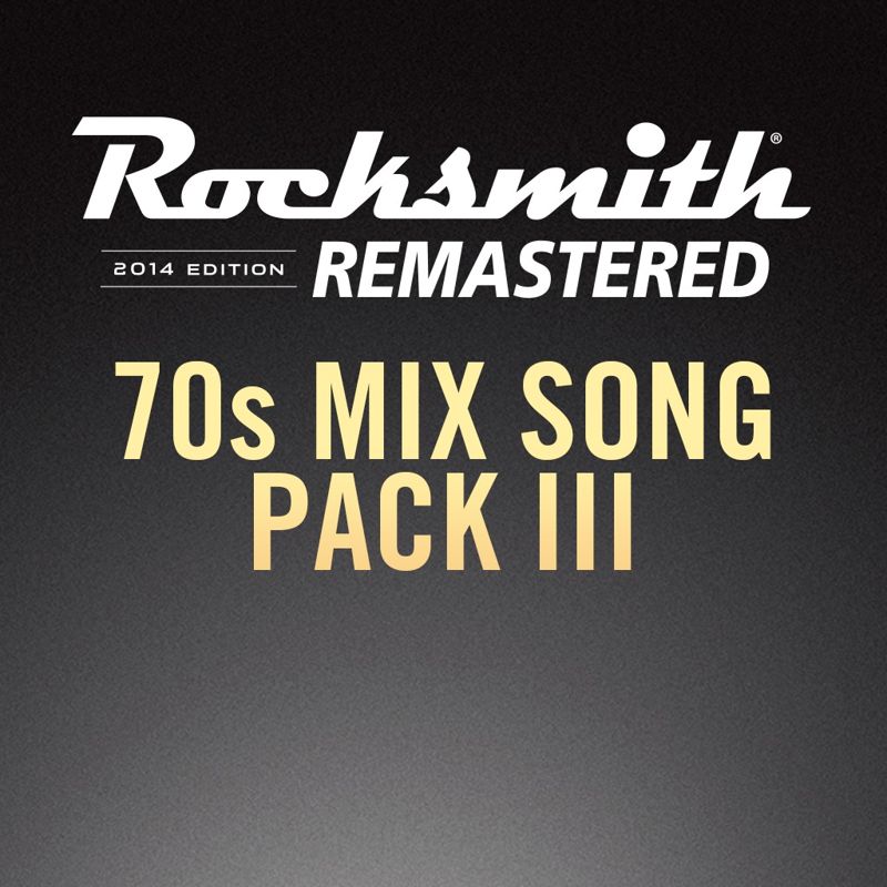 Front Cover for Rocksmith: All-new 2014 Edition - 70s Mix Song Pack III (PlayStation 3 and PlayStation 4) (download release)