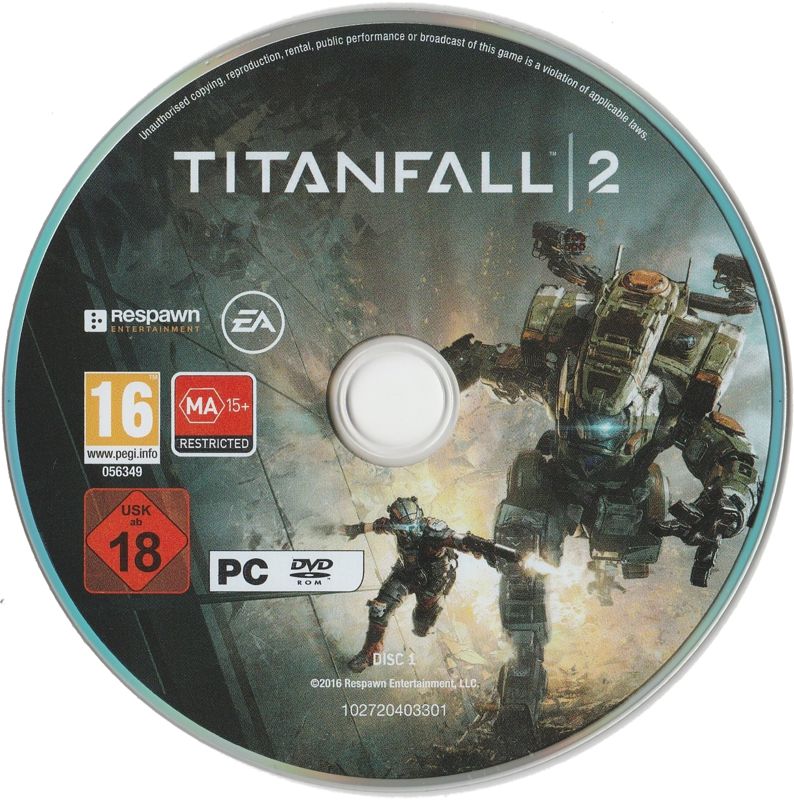 Media for Titanfall 2 (Windows) (Retail release): Disc 1