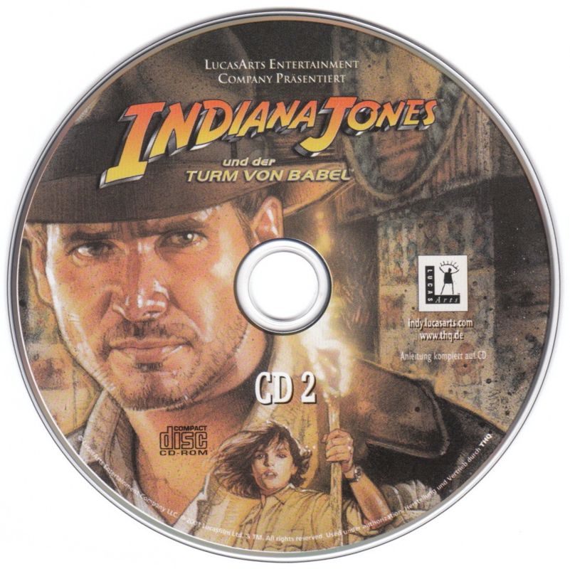 Media for Indiana Jones and the Infernal Machine (Windows) (Software Pyramide release): Disc 2