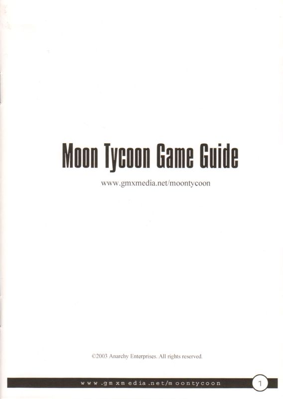 Manual for Moon Tycoon (Windows)