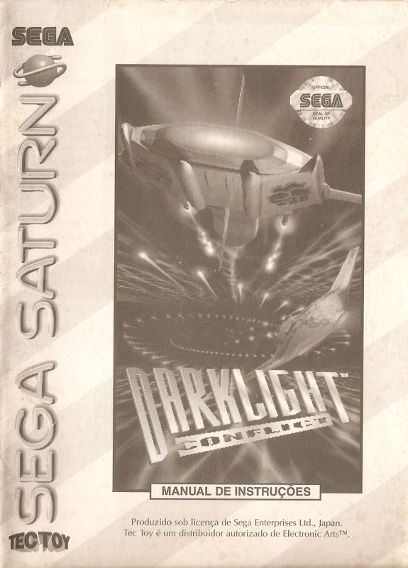 Manual for Darklight Conflict (SEGA Saturn): Front