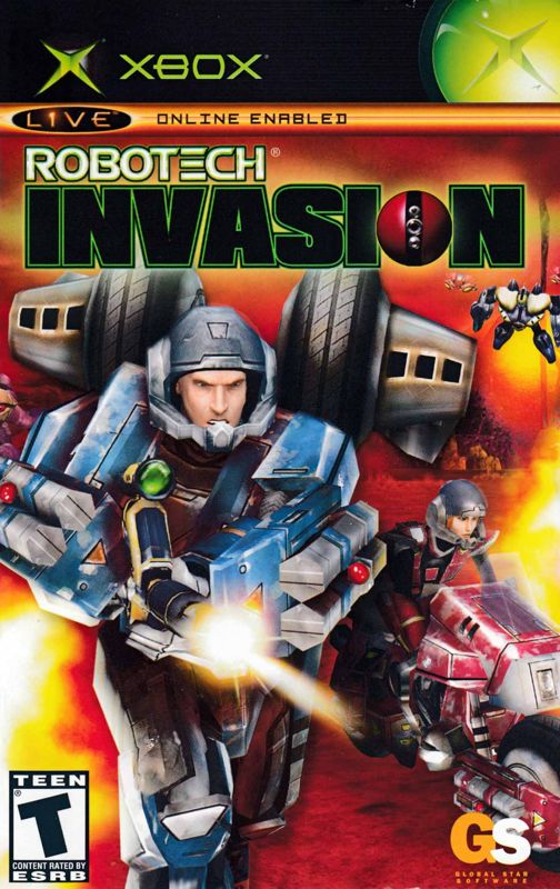 Manual for Robotech: Invasion (Xbox): Front