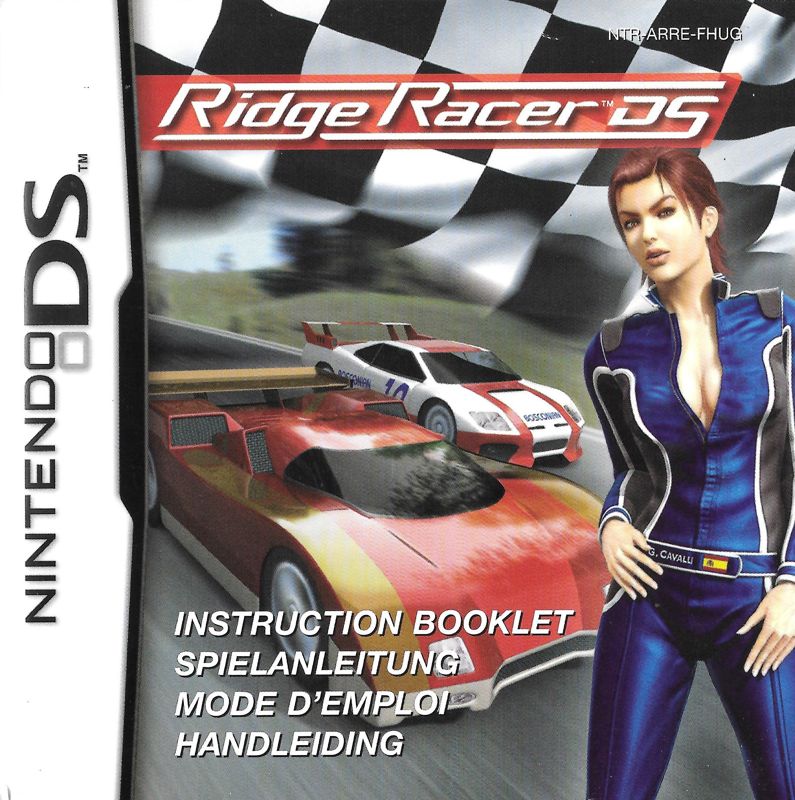 Manual for Ridge Racer DS (Nintendo DS): Front