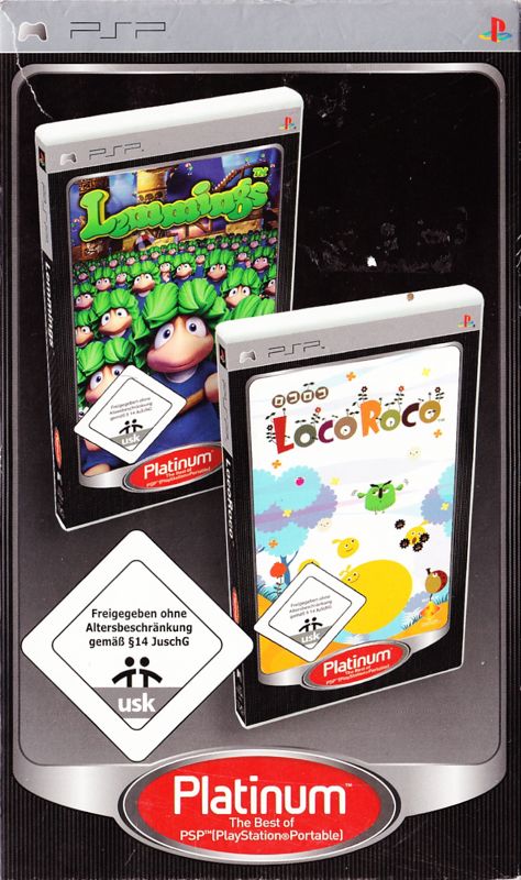 Front Cover for Lemmings / LocoRoco (PSP)