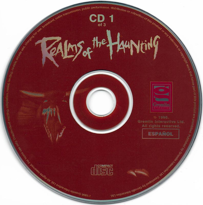Media for Realms of the Haunting (DOS): Disc