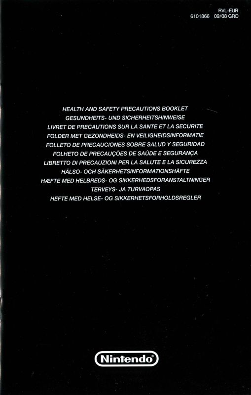 Extras for Ultimate Band (Wii): Warranty information - front