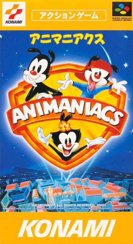 Front Cover for Animaniacs (SNES)